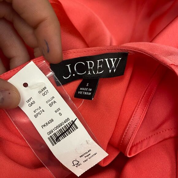 J. Crew Sleeveless shell top in everyday crepe - Picture 4 of 4